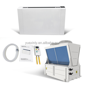 Sistema de agua OEM, <span class=keywords><strong>bobina</strong></span> de <span class=keywords><strong>ventilador</strong></span> de techo hidrónico FanCoil expuesto delgado con termostato Wifi para calefacción y refrigeración de hotel con enfriador - Product Image 5