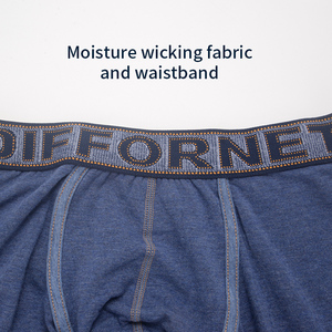 Tissu personnalisé en usine pantalons longs pour hommes bande élastique de marque sous-vêtement <span class=keywords><strong>thermique</strong></span> pour hommes sans couture <span class=keywords><strong>caleçon</strong></span> à rayures longues - Product Image 3