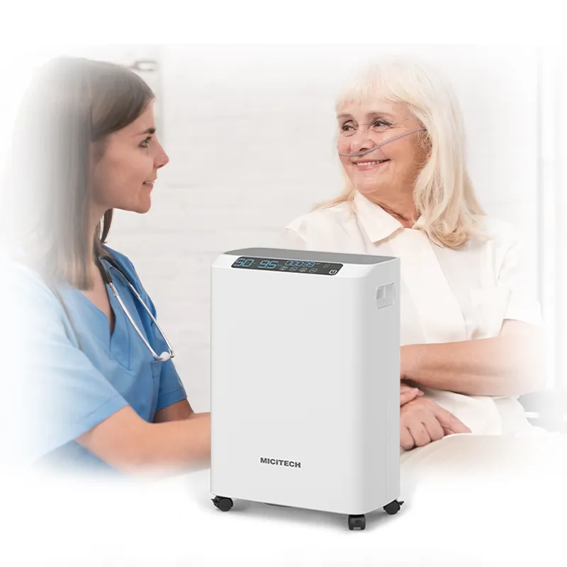 MICiTECH 2023 nouveau lancement conception maison soins de santé médicaux en gros promotion portable locations compresseur oxygène-concentrateur 5l