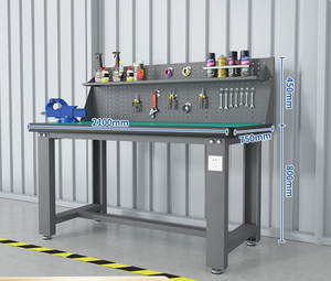 Banc <span class=keywords><strong>de</strong></span> travail robuste antistatique personnalisable ZHY-61 1200x750x1250mm avec 4 tiroirs verrouillables pour atelier et ligne d'assemblage - Product Image 4