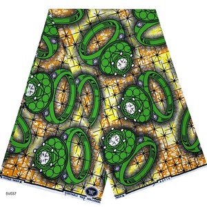 Tissu Brocart <span class=keywords><strong>Africain</strong></span> 100% Coton Résistant à l'Abrasion, Poids Lourd, Imprimé Ethnique Batik pour Garçons, Largeur 43/44 pouces, pour Vêtements et Robes - Product Image 5