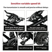 Vélo VTT pliable 26 pouces pour adultes, 21 vitesses, double suspension, freins à disque, acier à haute teneur en carbone, livraison directe usine