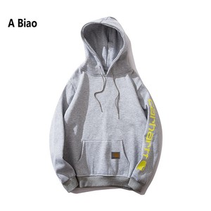 Avrupa Amerikan Moda Markası En Çok Satan Sınır Ötesi Kırışmaz Bol Kesim Kapüşonlu Kadife Erkek Sweatshirtü - Product Image 4