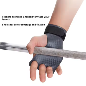 <span class=keywords><strong>CHIAN</strong></span> مخصصة المطاط الطبيعي PVC الحماية المهنية قفازات اللياقة البدنية للجانبين داخلي تنفس الحديد المعصم الدمبلز - Product Image 5