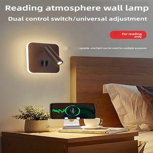 Lampada <span class=keywords><strong>da</strong></span> <span class=keywords><strong>Parete</strong></span> Moderna e Semplice per Lettura in Camera <span class=keywords><strong>da</strong></span> Letto, Faretto a LED in Alluminio con Protezione per gli Occhi per Comodino d'Albergo e Stanza dei Bambini - Product Image 4