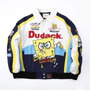 <span class=keywords><strong>Giacca</strong></span> da Motociclista <span class=keywords><strong>Oversize</strong></span> con Logo Ricamato, Stile Vintage Nascar, Vendita all'Ingrosso - Product Image 4