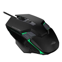 Souris de jeu filaire USB ergonomique Umila avec capteur optique, rétroéclairage RGB, câble de 1,5 m, 2400 DPI, compatible avec les deux mains, 4 modes