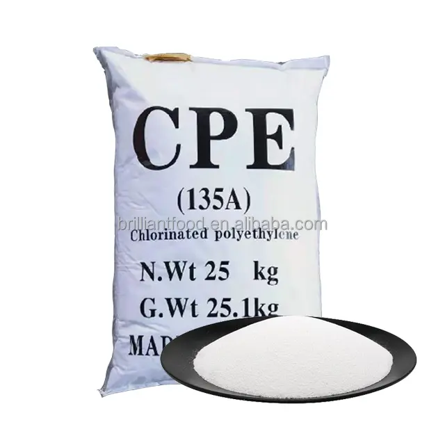 CAS No.64754-90-1 CPE135A Modificador de Impacto PVC Polietileno Clorado