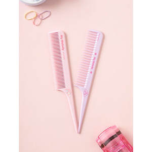 My Melody Mini Steel Tail Combs Peine de pelo de 2 piezas para uso en viajes - Product Image 1