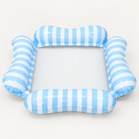 Matelas flottant gonflable portable personnalisé en PVC, hamac flottant, coussin d'eau, lit de piscine pour l'été