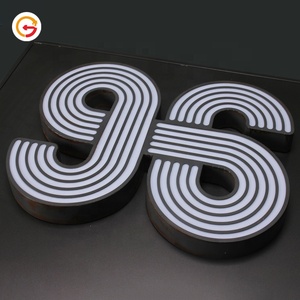JAGUARSIGN Custom Multicolor Outdoor <span class=keywords><strong>LED</strong></span> Logo Signs Decoraciones comerciales controladas por teléfono Iluminación roja Fabricado en acrílico - Product Image 3