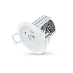 CE CB COC Certificate AC220-240V Rechargeable Battery Back Up New Downlight Emergency lights