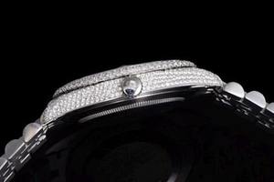 Montre de luxe en moissanite de style japonais, diamant synthétique étincelant, pour la vente en gros - Product Image 3