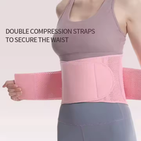 Ceinture de protection lombaire sportive pour femme en néoprène et polyester, ajustable, souple, pressurisée, soutien abdominal respirant