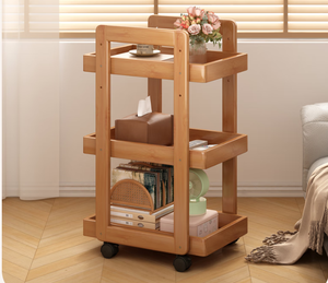 Estantería de pie, estante para mochilas infantiles, carrito móvil, libros <span class=keywords><strong>con</strong></span> <span class=keywords><strong>ruedas</strong></span>, almacenamiento multinivel para uso doméstico. - Product Image 5
