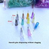 Aiguilles adhésives en acier inoxydable de précision à usage général 16g 18g 19g 20g 27g pour cartouches de seringues à colle