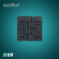 Peinture noire 180 °   Charnière à œil apparent en alliage de zinc, 3 tailles disponibles, utilisation gauche/droite pour boîtier électrique et enceinte industrielle