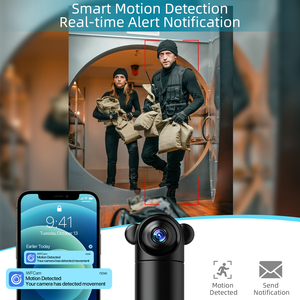 Cámaras de seguridad con detección de movimiento, audio bidireccional, 1080P, soporte de almacenamiento en la nube, wifi, red inteligente, visión nocturna, inalámbrica, HD - Product Image 5