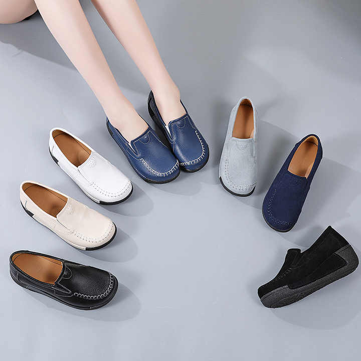 Mocasines Náuticos Para Mujer - Zapatos Planos Transpirables Para Primavera/verano
