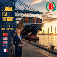 Service de devis de livraison porte-à-porte LCL mondial, services d'expédition internationale, agent de fret maritime et aérien DDP, transitaire