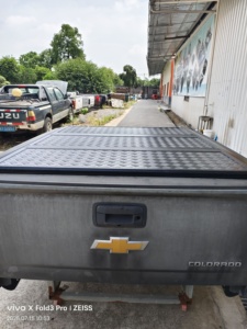 ฝาพับสามทบแบบเลื่อนทำจากอลูมิเนียมสำหรับ Chevrolet Colorado S-10แรงดันสูงกันลื่นฝาพับสามทบป้องกันการโจรกรรมฝาพับ - Product Image 3