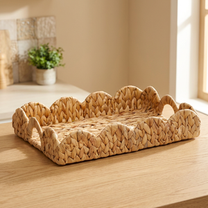 Panier de rangement multifonctionnel en jacinthe d'eau, fait main, écologique, style vintage, de petite taille, pour fruits, vente en gros - Product Image 4