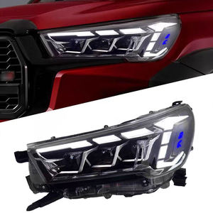 New Style Modified Angel Eye 3 Lens <b>Led</b> <b>Headlights</b> New <b>Led</b> Projector <b>Headlight</b> for Toyota Hilux 2021-2024 Car Lights Headlamp - Product Image 2