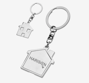 Porte-clés personnalisé avec logo pour agents immobiliers, cadeau promotionnel pour agents immobiliers, cadeau de fermeture de maison neuve, marketing d'entreprise - Product Image 1