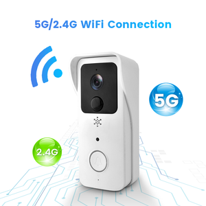 Sonnette vidéo de sécurité sans fil WiFi <span class=keywords><strong>Tuya</strong></span> 2.4G et <span class=keywords><strong>5GHZ</strong></span> 1080P avec alertes intelligentes, vision nocturne et communication bidirectionnelle claire - Product Image 4