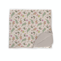Couverture de couchage en bambou imprimée de dessins animés personnalisés couverture pour bébé en bambou douce pour le confort de la maison