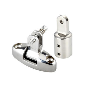 Bisagra (pasador) para asiento de cubierta de acero inoxidable 316 con cubierta de doble capa sedosa extendida de 22 mm, conjunto de conexión para toldo parasol - Product Image 1