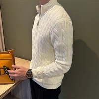 Nouveau Cardigan en Soie Automne/Hiver 2025 – Style Américain Rétro Décontracté, Col en V, Motif Floral Uni