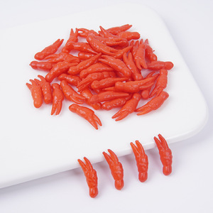 Mini-griffes et pattes de crabe simulées en PVC, accessoires alimentaires pour loisirs créatifs, jouets alimentaires miniatures, décorations de fruits de mer - Product Image 1