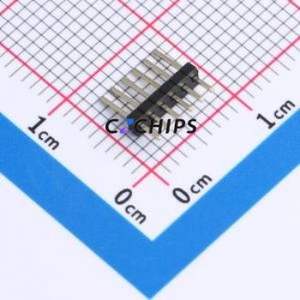 HX PZ-127WV-1x6P Pin Header Through hole Component (THT),P=1.27mm Connector 1x6P 1.27mm Pin Header Single Row - Product Image 1