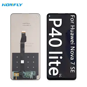 Honfly 6.5 ''per Huawei P40 Lite 5G Display LCD Touch Screen Digitizer per Huawei Nova 7 SE CDY-NX9A sostituzione dello schermo LCD