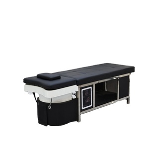 Kisen Commercial Salon Shampoo Bed with Plumbing System <b>LED</b> <b>Light</b> Therapy Head Spa Japeness Treatment Hair Wash Machine - Product Image 1