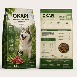 Alimento Seco para Perros Adultos con Proteína <span class=keywords><strong>de</strong></span> Cordero, Digestión Sensible, Prebióticos FOS <span class=keywords><strong>MOS</strong></span>, Omega, para Piel y Pelaje, Sin Granos, OEM ODM, Venta al Por Mayor - Product Image 1