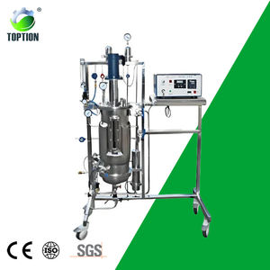 เครื่องหมักชีวภาพแบบตั้งโต๊ะขนาดเล็ก TOPTION Lab Scale Bench Top Small Glass Bioreactor Fermenter ความจุ 2-1000 ลิตร ได้รับการรับรองมาตรฐาน ISO CE ATEX รับประกัน 1 ปี สำหรับการใช้งานที่มีความซับซ้อน - Product Image 3
