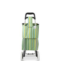 Chariot de courses multifonctionnel pliable avec roues en PU, tissu Oxford 600D, capacité de 50 kg pour les voyages en plein air