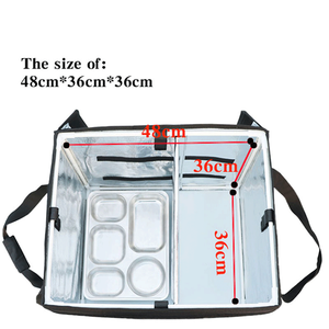 Sac isotherme <span class=keywords><strong>de</strong></span> livraison grande capacité, sac <span class=keywords><strong>de</strong></span> livraison alimentaire isotherme, fabricant OEM avec logo personnalisé - Product Image 3