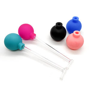 सफेद बल्ब गेंद + घुमावदार ग्लास ट्यूब + स्टेनलेस स्टील मुंह मिरर + ब्रश कई फ़ंक्शन गुदा ट्यूब ग्लास ट्यूब - Product Image 5