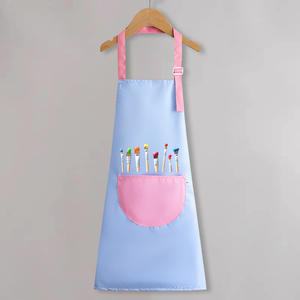 <span class=keywords><strong>Delantal</strong></span> de dibujo a prueba de agua personalizado a la moda para niños, <span class=keywords><strong>delantal</strong></span> de pintura para estudio antiincrustante para niños con bolsillo - Product Image 1