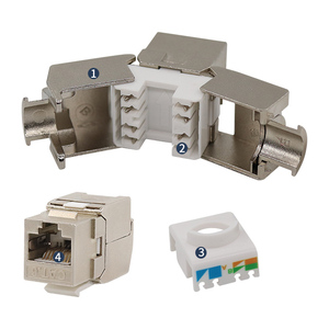 <span class=keywords><strong>Cat5e</strong></span> Cat6 cat6A CAT7 cat8 FTP SFTP RJ45 180 độ toolless bảo vệ STP Hợp kim kẽm <span class=keywords><strong>Keystone</strong></span> <span class=keywords><strong>jack</strong></span> - Product Image 5