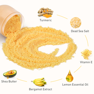 Gommage corporel au curcuma naturel et biologique Lanbena Factory Direct 280G - Product Image 5