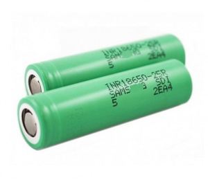 Coreano Sam <span class=keywords><strong>18650</strong></span> 25R 2500mah cilíndrico lítio íon bateria 20A Power Cell para ferramentas elétricas INR18650-25R bateria recarregável - Product Image 1