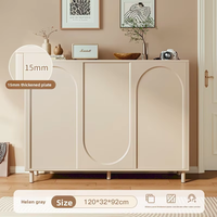 Nouvelle Tendance : Meuble à Chaussures Crème pour Hall d'Entrée – Unité de Rangement Tout-en-un pour Entrée – Solution Économique