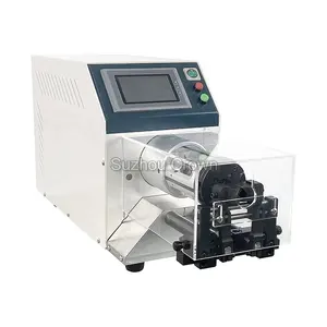 Semi-automatic coaxial cable stripping machine