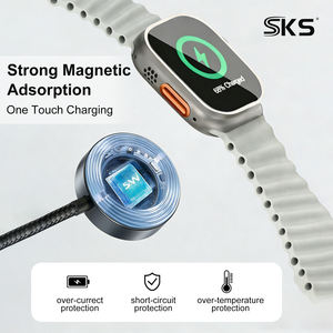 Câble de charge magnétique 2 en 1 (Type-C) 2,5W pour Watch <span class=keywords><strong>SE</strong></span>, iPhone Pro et ordinateur - Product Image 5