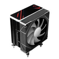 Refroidisseur d'air pour processeur 6H120-B02 avec 6 caloducs, 160W TDP, ventilateur silencieux PWM ARGB 120mm pour processeur de bureau gaming LGA 1700 1851 AM5