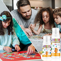 Usine directe 120ml PVA Puzzle colle haute viscosité haute Transparent éclaircir résine colorée pour bricolage adhésifs faits à la main mastics